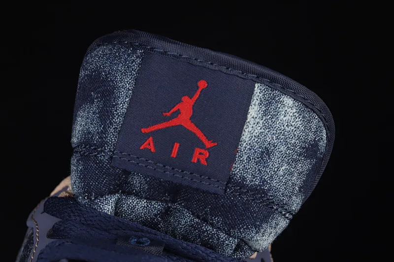 All categories Air Jordan Jordan series basketball shoes Air Jordan 1 Low G version pure original Air Jordan 1 Low AJ1 Joe 1 dark blue denim low-top cultural and leisure sports sneakers DH1259-400